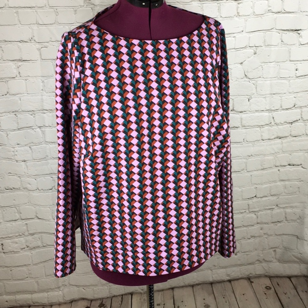 Eloquii geometric blouse